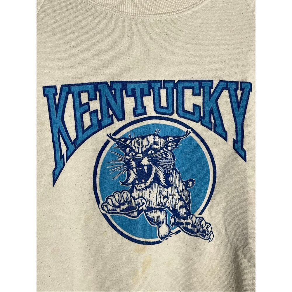 Vintage 80s Kentucky Wildcats University Sweater - Picture 2 of 6